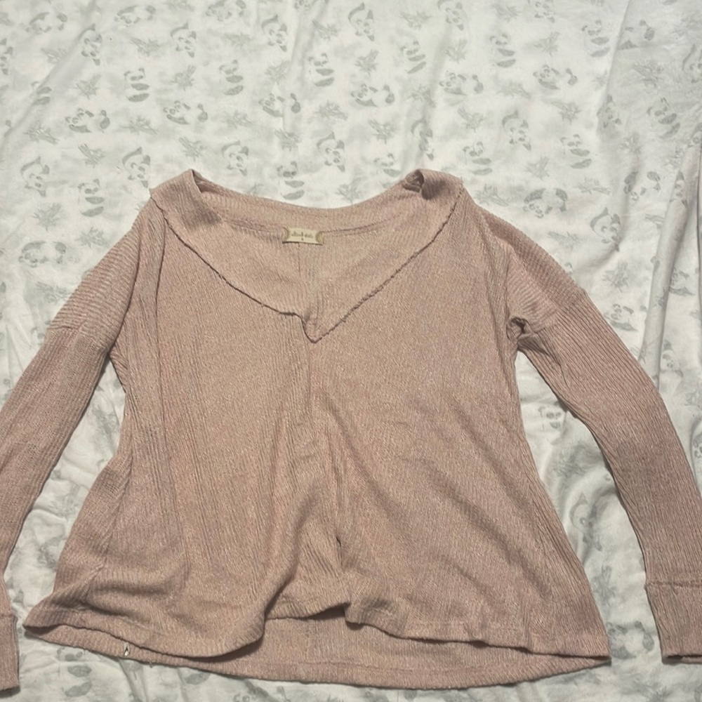 Pink sweater
